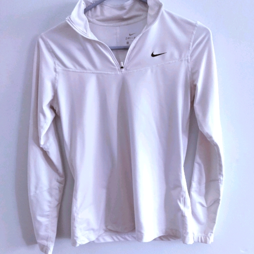 Nike pro warm women's long sleeve half zip top